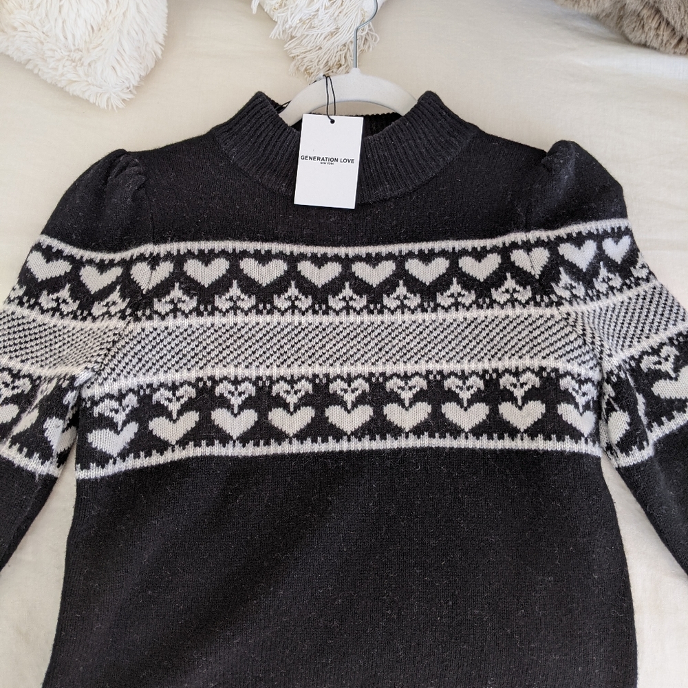 Generation love Charlie heart sweater
